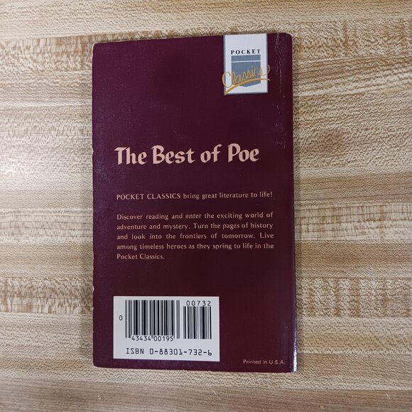 Best of Edgar Allan Poe 1984 B&W Pocket Classics Comic Paperback Vintage Horror - Picture 2 of 6